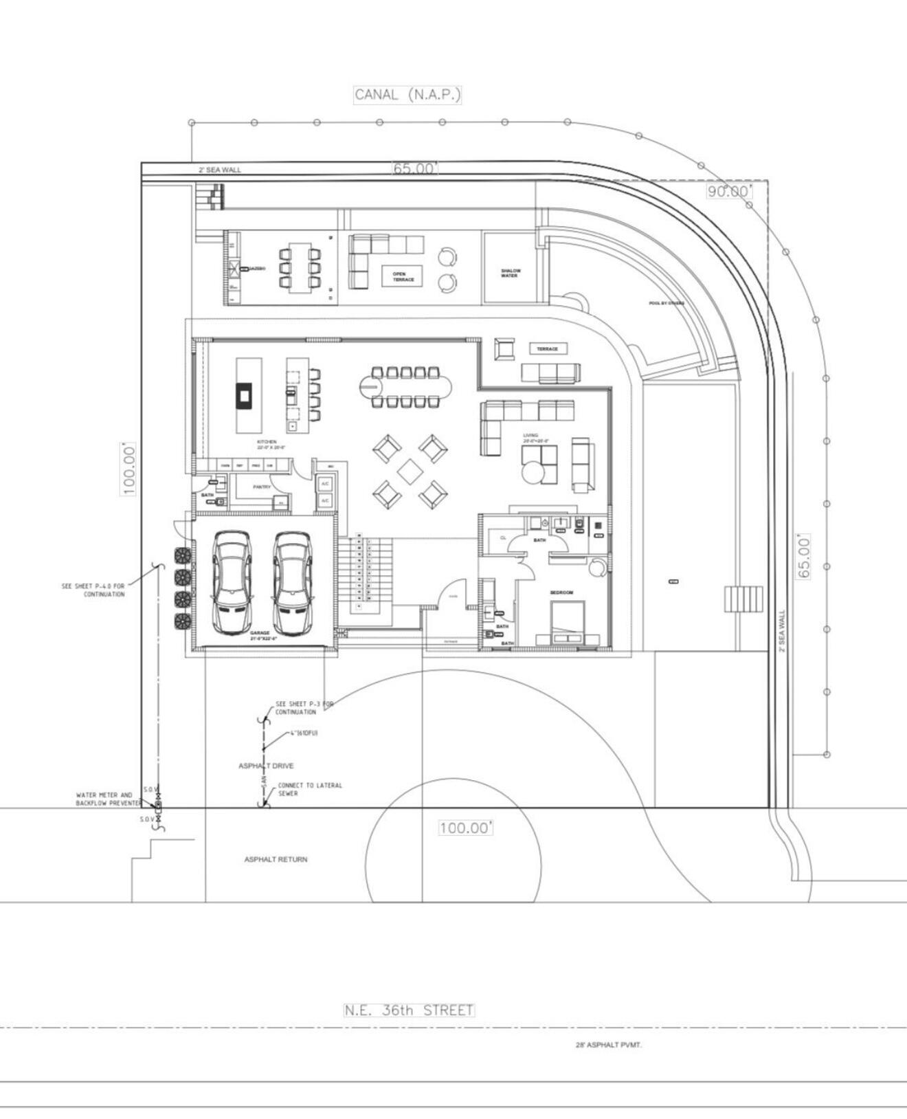 2511 Northeast 36th Street Lighthouse Point, FL 33064 - Photo 10 of 11 First Floor Floor-plan