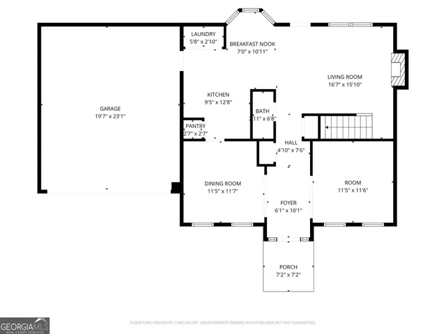 a picture of a floor plan