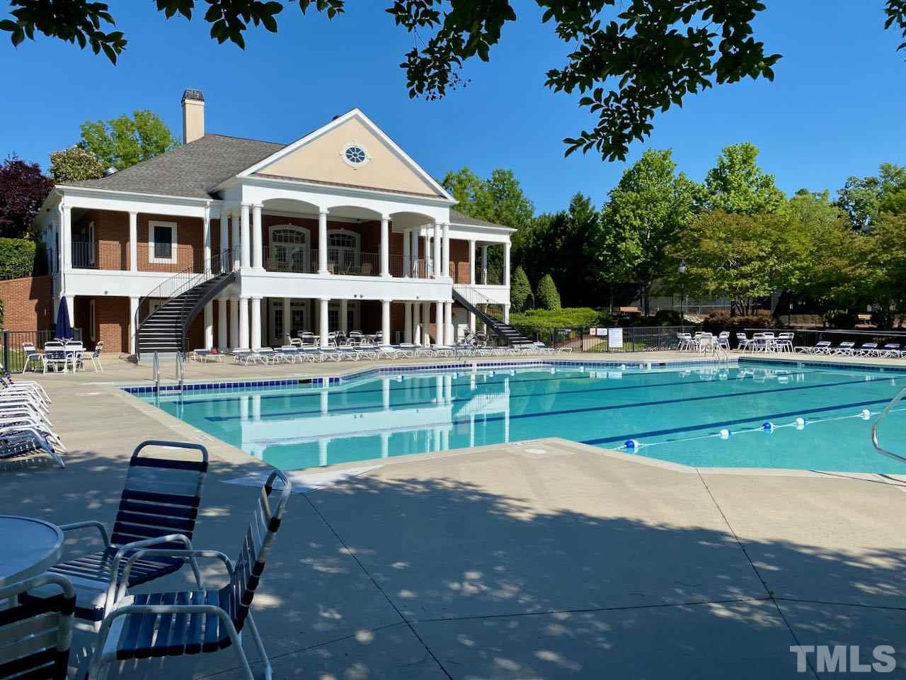 7780 Silver View Lane Raleigh, NC 27613 - Photo 25 of 30 Long Lake has a FABULOUS swimming pool that you get to use for no extra charge. Now that's my kind of homeowner's association!