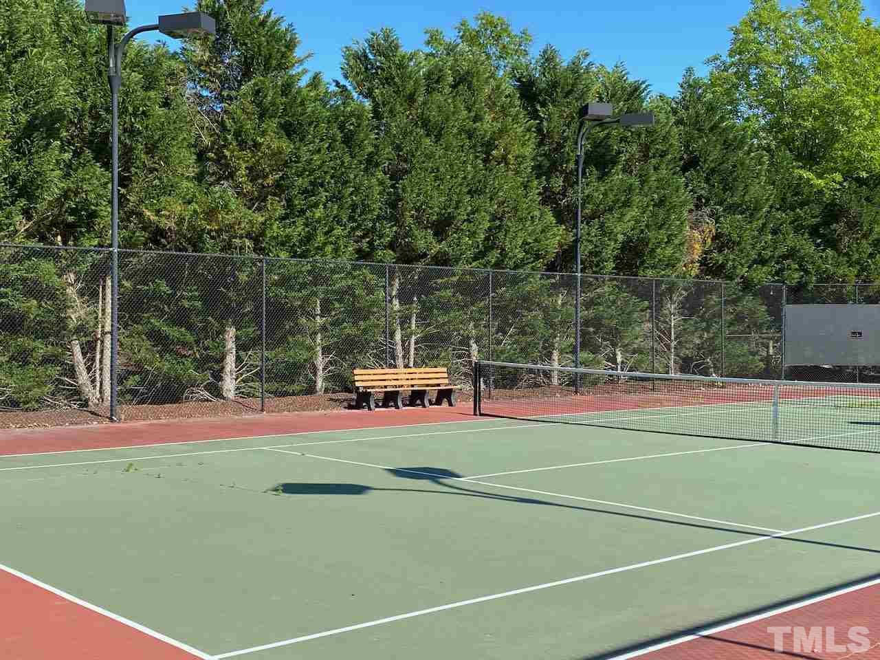7780 Silver View Lane Raleigh, NC 27613 - Photo 28 of 30 There are two tennis courts for you to enjoy. And all of these amenities are covered by the (very reasonable) HOA dues. It can be yours. Make it happen. Cheers!