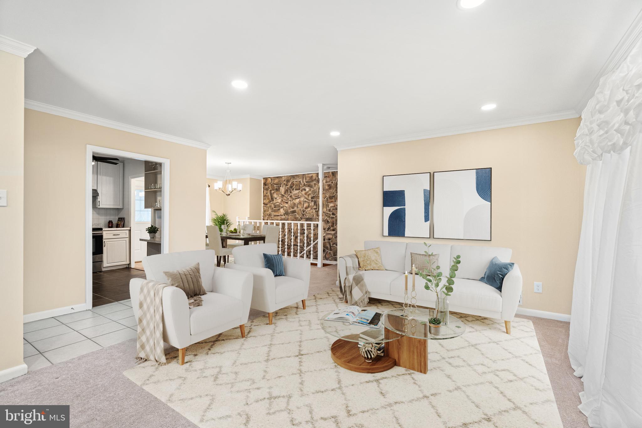 10618 Cavalier Drive Silver Spring, MD 20901 - Photo 6 of 26 Bright Living room with recessed lighting.