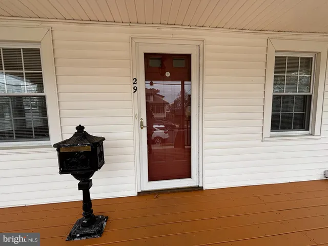 a view of a door of the house