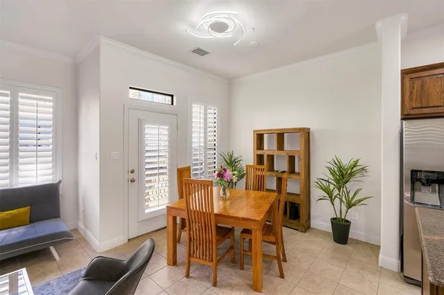 a living room with furniture fireplace and a flat screen tv
