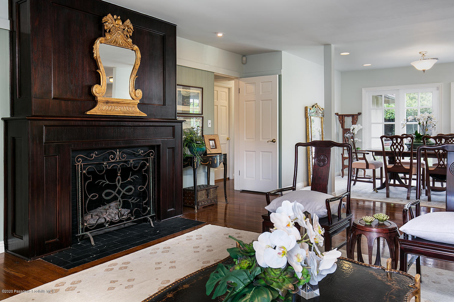 2855 Sheffield Road San Marino, CA 91108 - Photo 6 of 36 a hallway with dining table and chairs