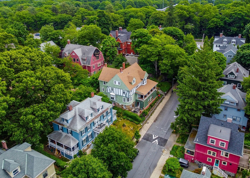 70 Peter Parley Road Boston, MA 02130 - Photo 35 of 35 an aerial view of multiple houses with yard