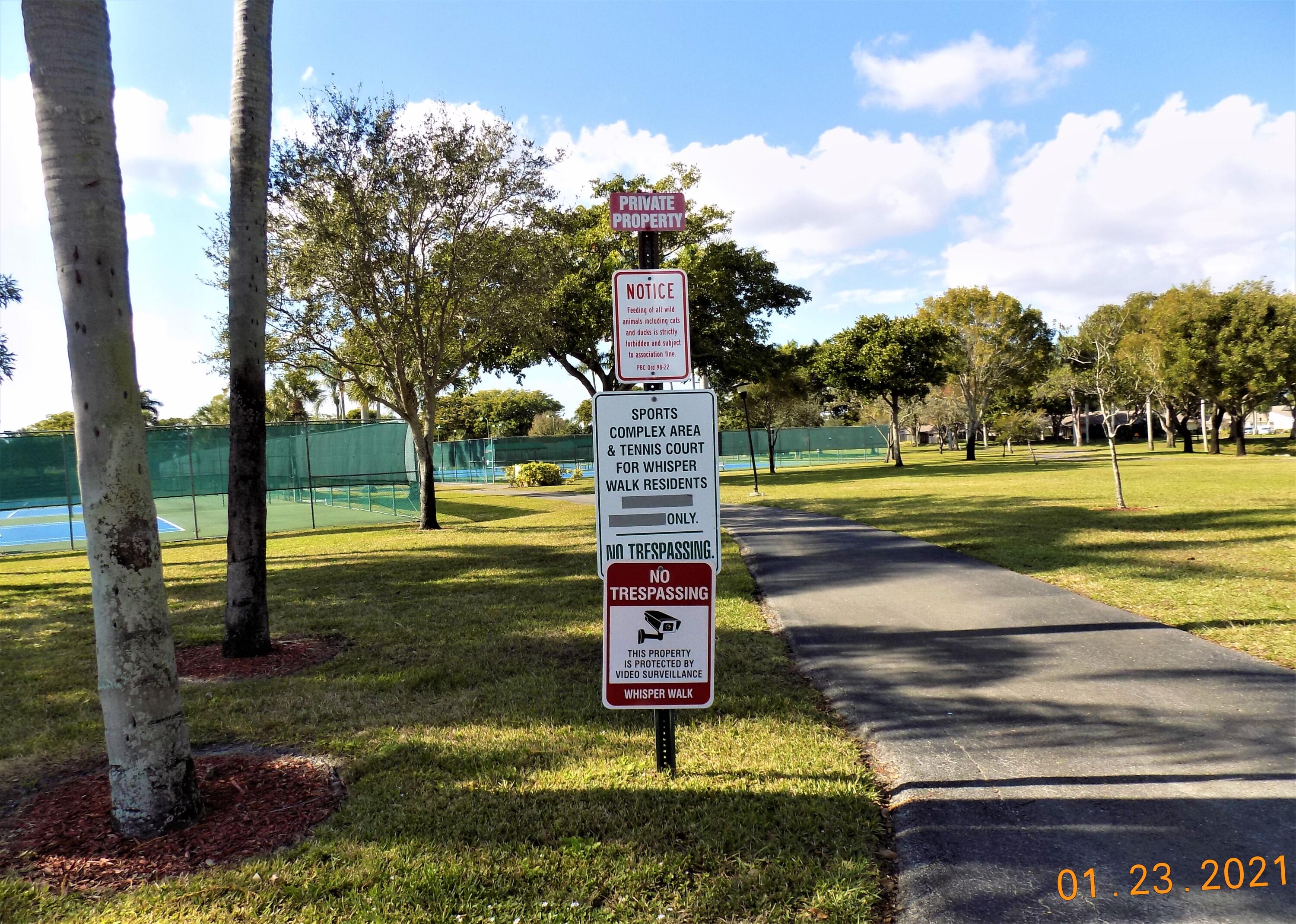 8166 Springtree Road, Unit A Boca Raton, FL 33496 - Photo 26 of 37 ENTRY TO SPORTS COMPLEX