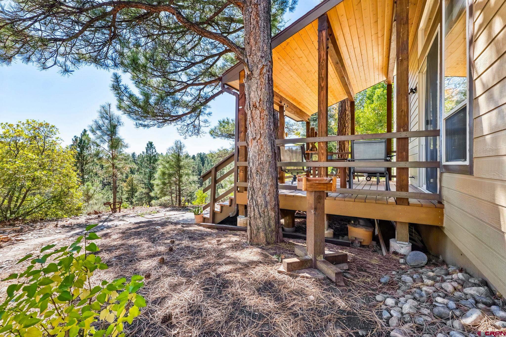 55 Edgemont Way Durango, CO 81301 - Photo 18 of 27 a view of outdoor space yard deck patio and swimming pool