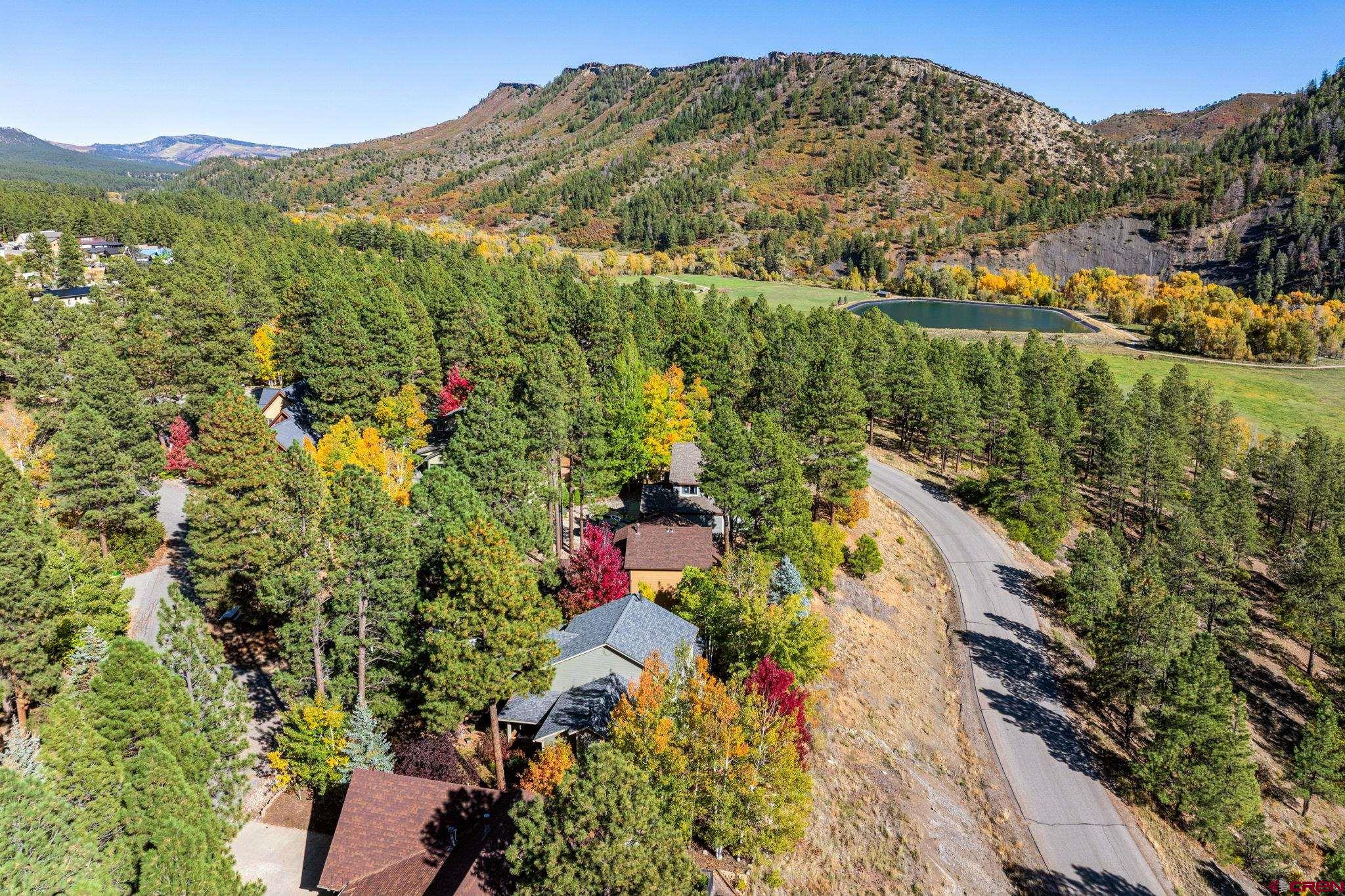 55 Edgemont Way Durango, CO 81301 - Photo 22 of 27 a view of a city with a lake