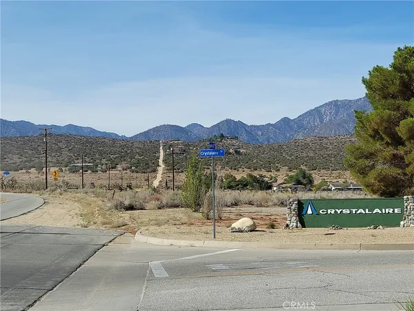 a view of a city with a road