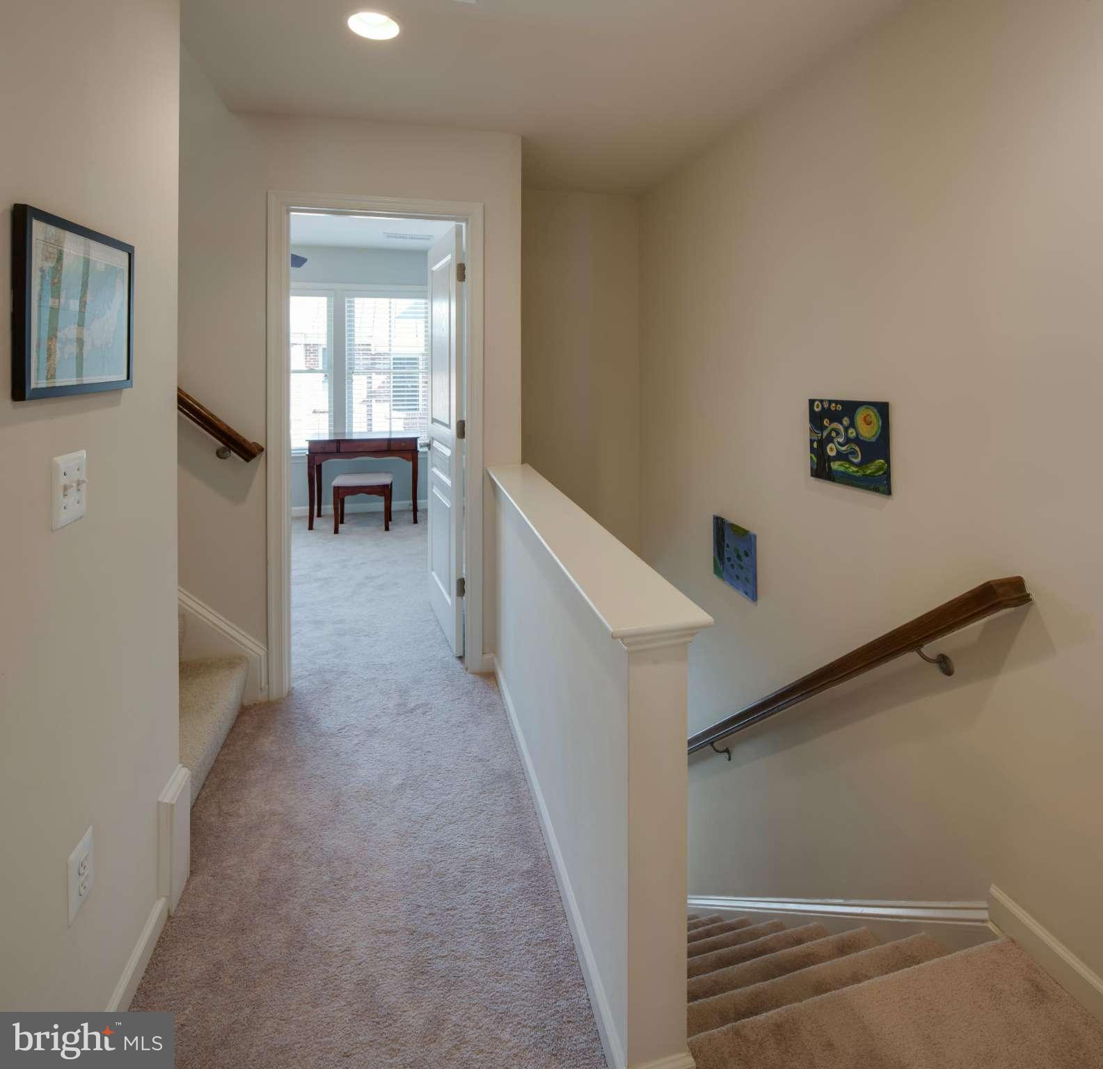 3419 Kemper Road Arlington, VA 22206 - Photo 10 of 30 a view of a hallway with workspace and entryway