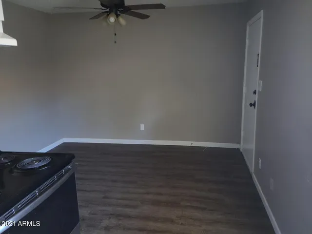 a view of a hardwood floor