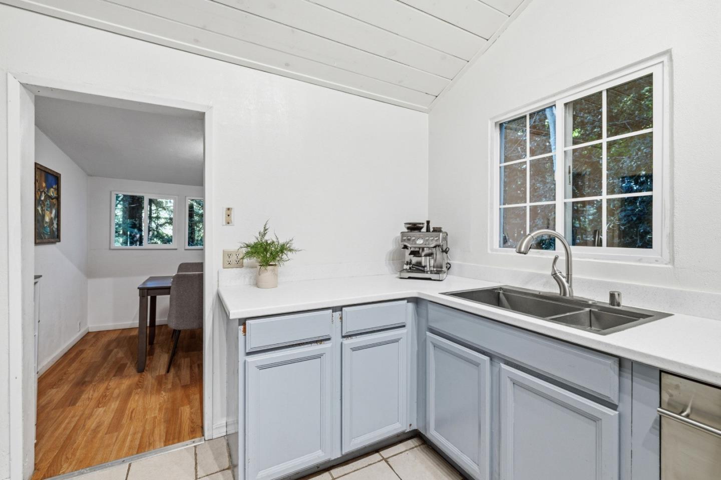 320 Fireside Road Boulder Creek, CA 95006 - Photo 8 of 45 a kitchen with a sink and cabinets