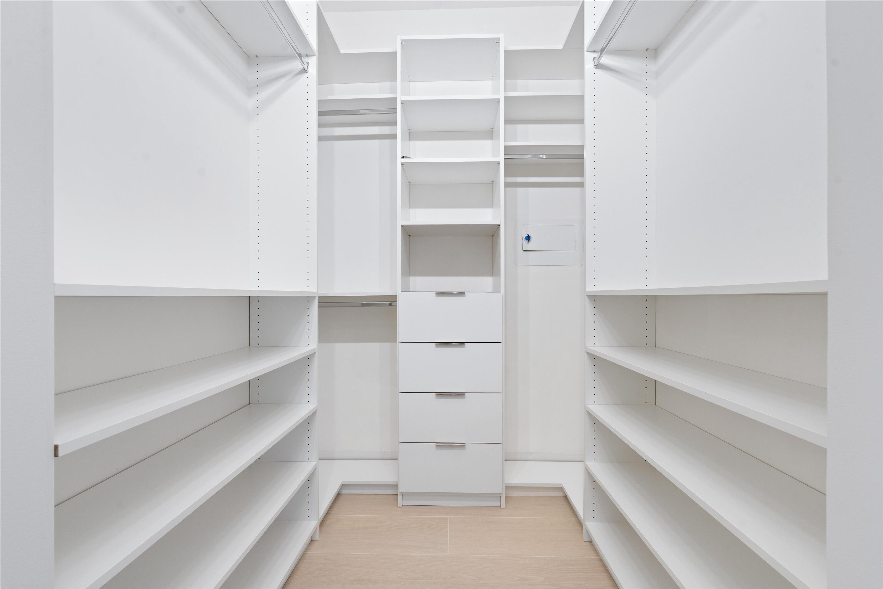 5154 Lake Catalina Drive, Unit A Boca Raton, FL 33496 - Photo 15 of 51 a view of an empty walk in closet