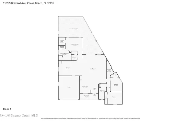 $925,000 | 1139 South Brevard Avenue, Cocoa Beach, FL 32931