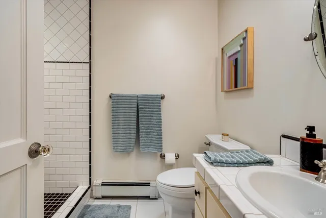 a view of a swimming pool with a yard