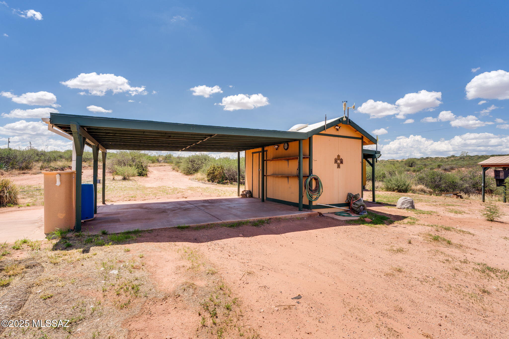 27809 South Rain Valley Road Elgin, AZ 85611 - Photo 37 of 42 Carport with Storage