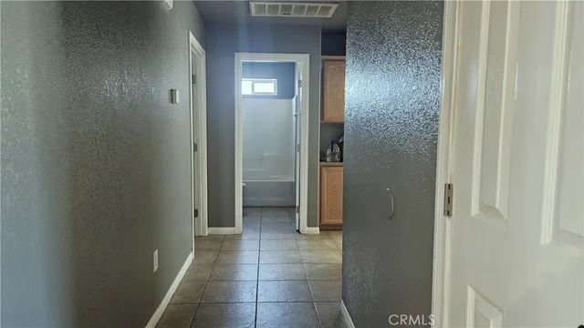 a view of a hallway with a elevator