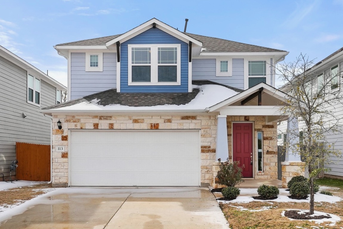 113 Stone Cyn Drive Georgetown, TX 78628 - Photo 35 of 35 a front view of a house with garden