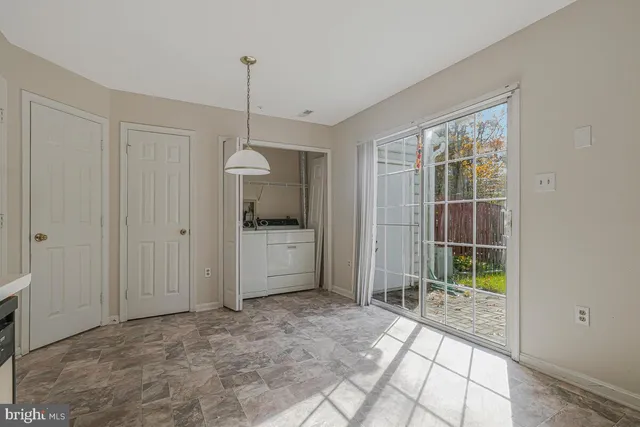 a room that has a bed in it