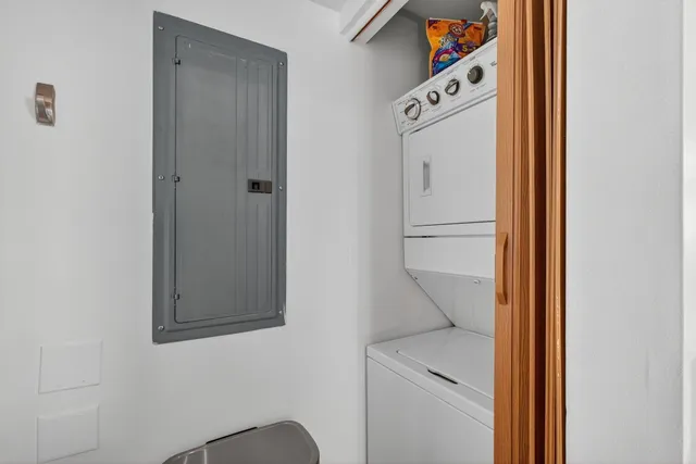 a bathroom with a bathtub and a toilet