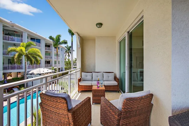 a view of a lake with outdoor space