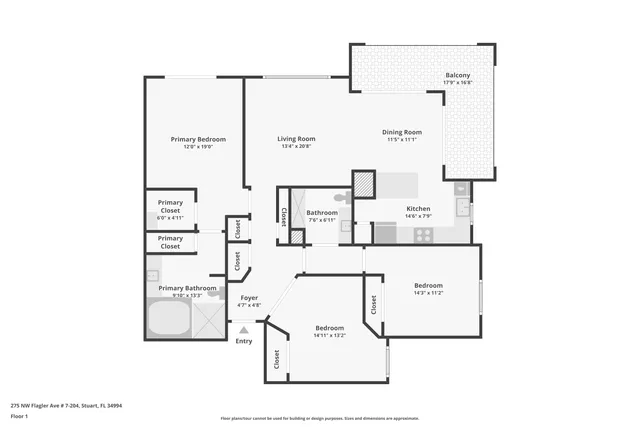 $6,500 | 275 Northwest Flagler Avenue, Unit 204, Stuart, FL 34994