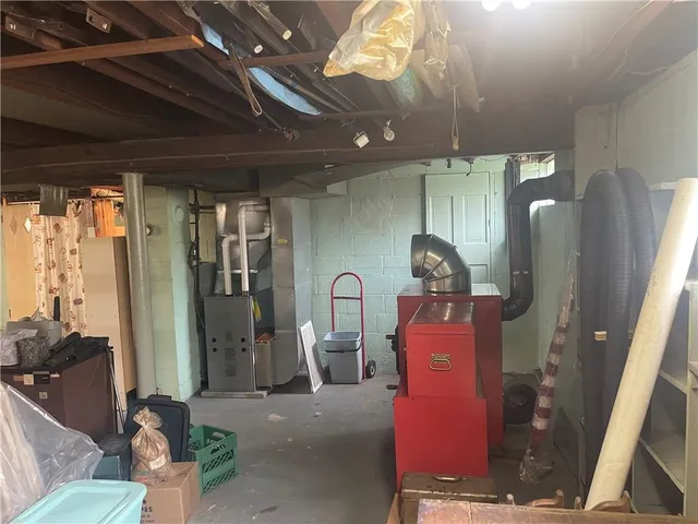 a view of storage and utility room