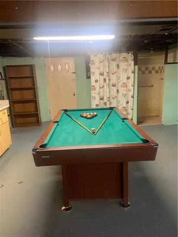 a view of a car parked in front of house