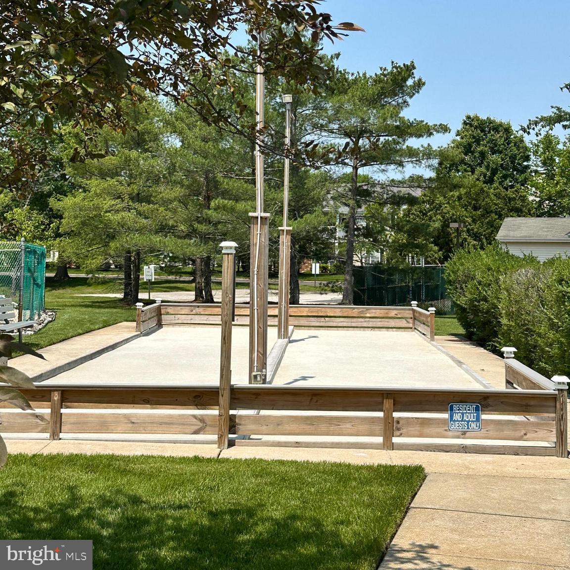 402 B Violet Drive Mount Laurel, NJ 08054 - Photo 32 of 35 a view of outdoor space yard and swimming pool
