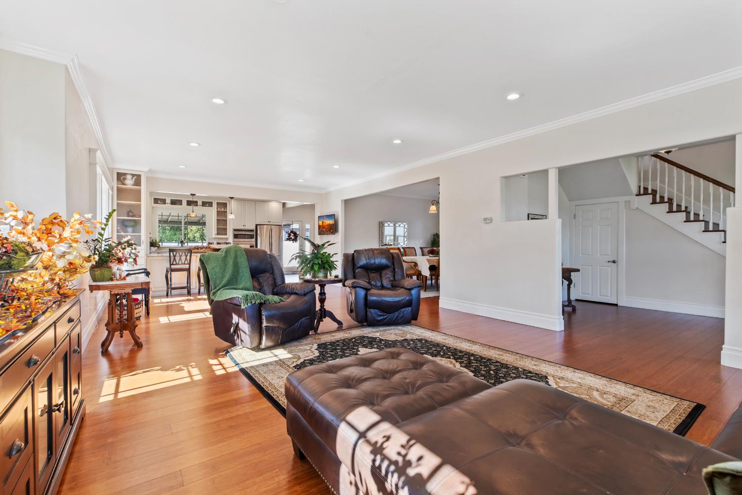 12407 Elm Avenue Patterson, CA 95363 - Photo 11 of 43 a living room with furniture and a wooden floor
