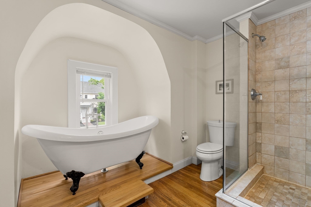 15 Grace Road Medford, MA 02155 - Photo 25 of 41 a bathroom with a toilet and a shower