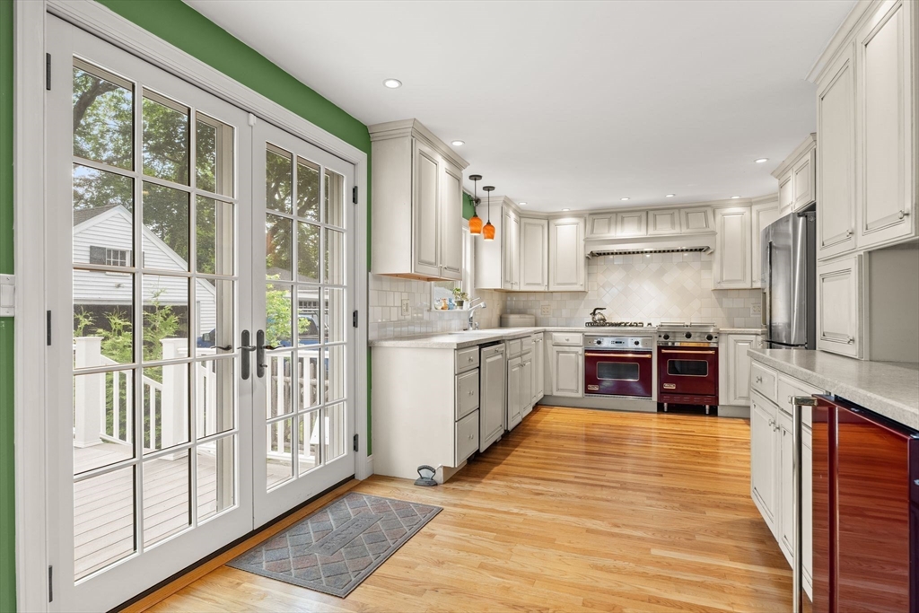 15 Grace Road Medford, MA 02155 - Photo 5 of 41 a kitchen with stainless steel appliances a stove top oven and a sink