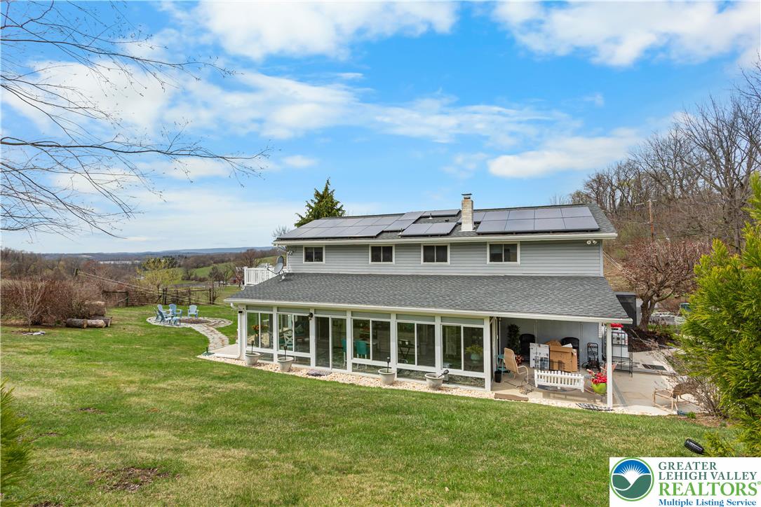 910 Gall Road Easton, PA 18040 - Photo 26 of 30 a front view of house with yard and seating