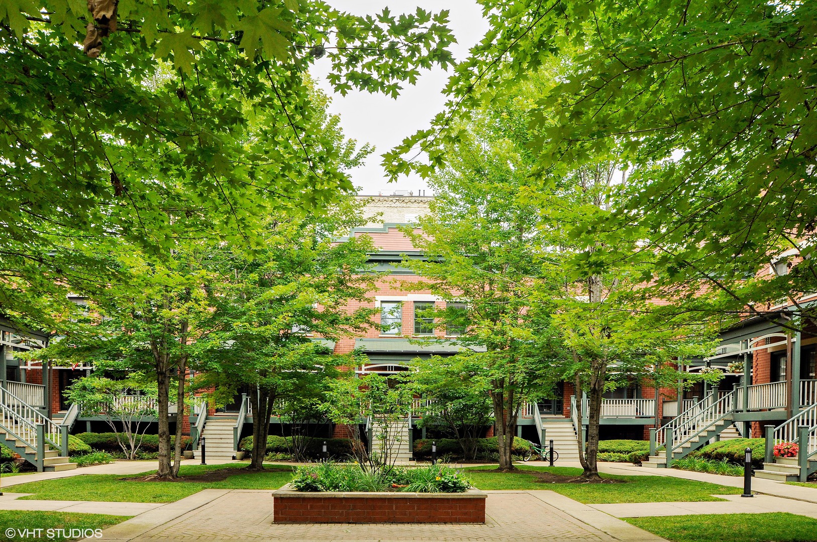 1036 West Monroe Street Chicago, IL 60607 - Photo 23 of 24 a view of a building with a yard