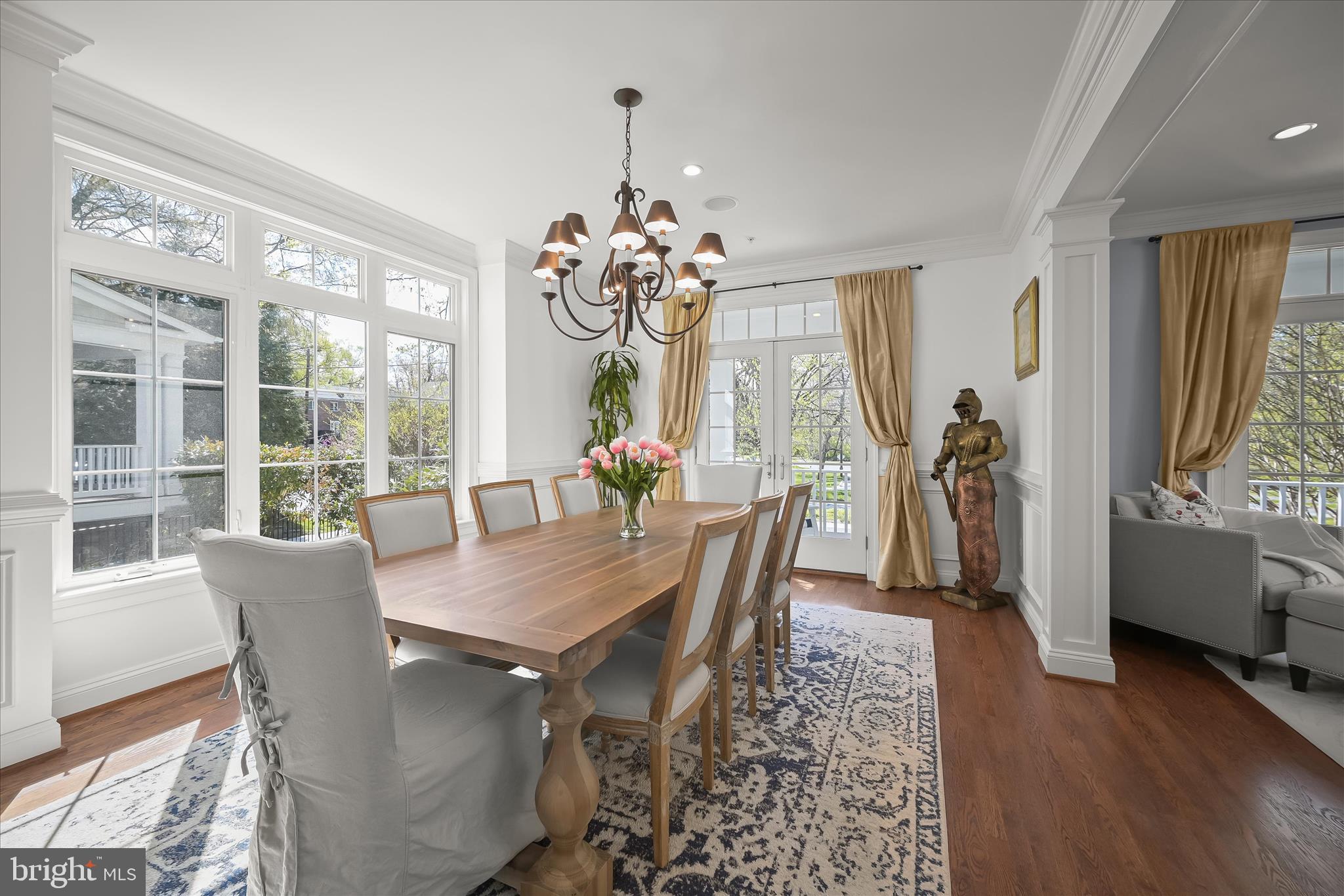 6700 Fairfax Road Chevy Chase, MD 20815 - Photo 12 of 64 Dining Room Alternate View