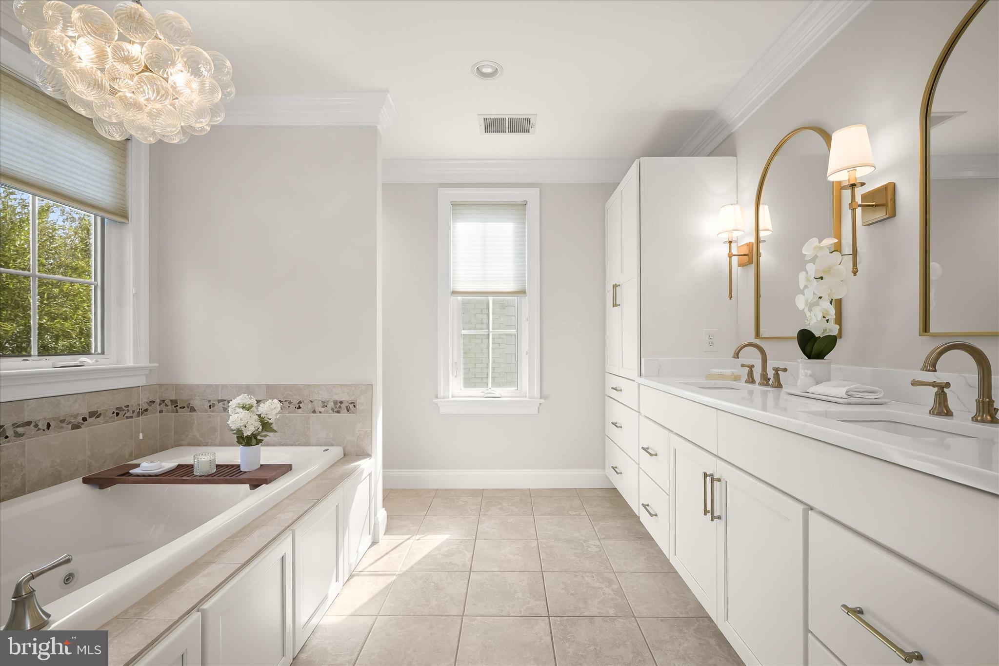 6700 Fairfax Road Chevy Chase, MD 20815 - Photo 30 of 64 Renovated Primary Bath