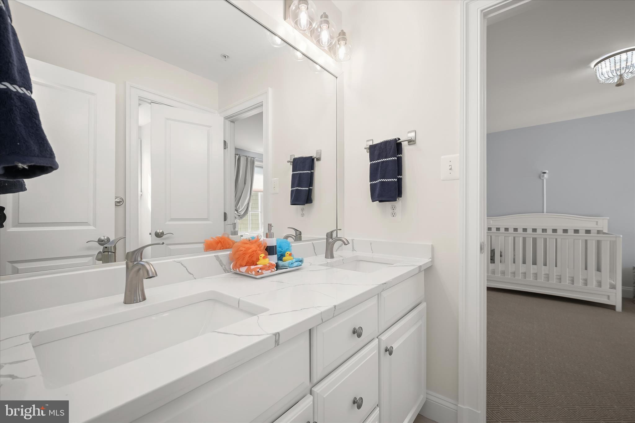 6700 Fairfax Road Chevy Chase, MD 20815 - Photo 38 of 64 Renovated Jack & Jill Bath