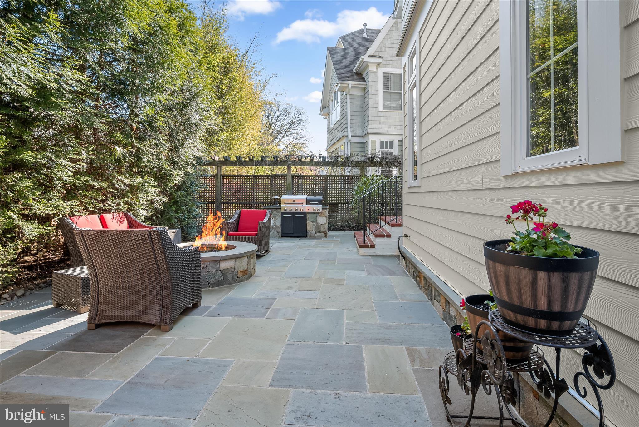 6700 Fairfax Road Chevy Chase, MD 20815 - Photo 62 of 64 Expansive Flagstone Patio