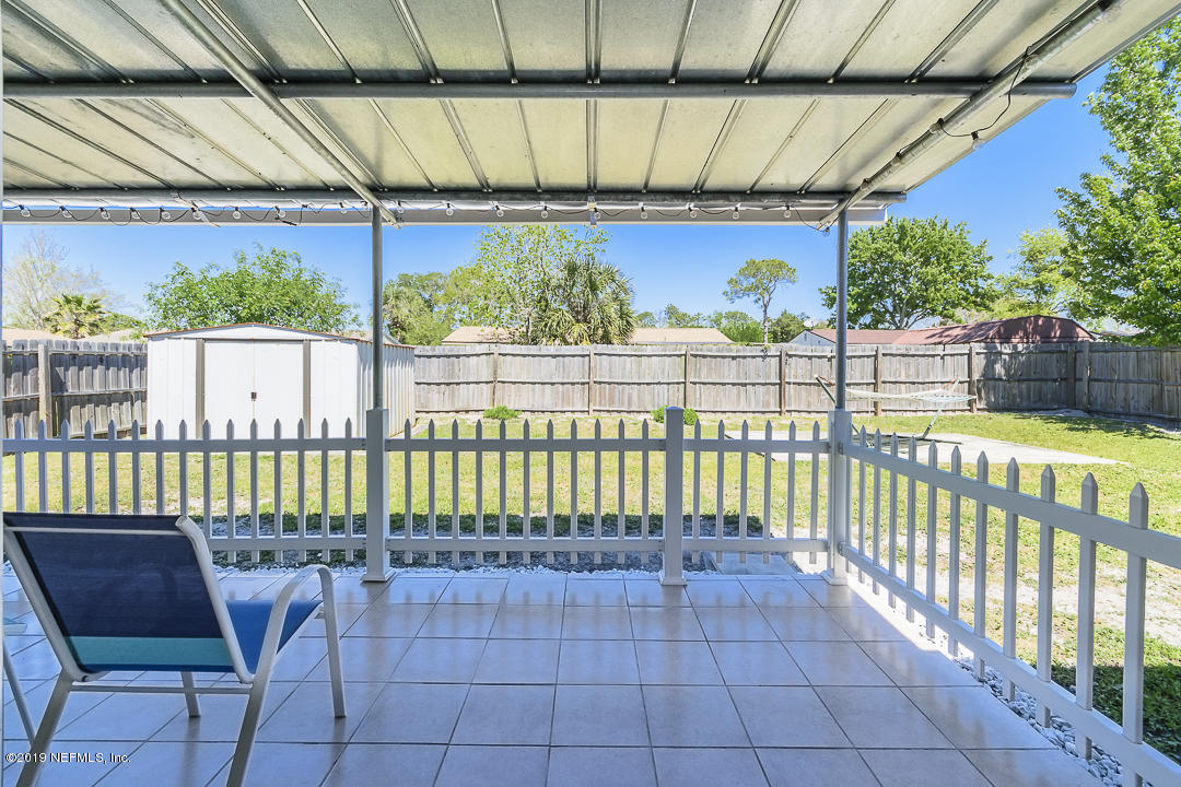 10789 Mareeba Road Jacksonville, FL 32246 - Photo 16 of 18 Backyard from Covered Patio