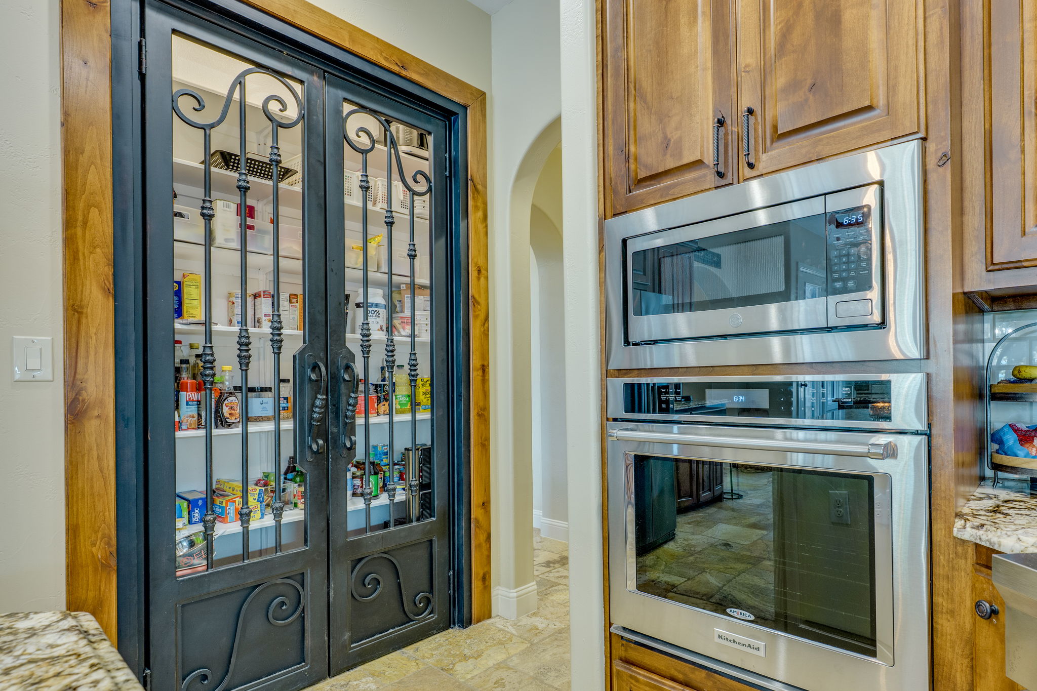 2703 Pyramid Drive Austin, TX 78734 - Photo 15 of 37 a kitchen with windows and an oven