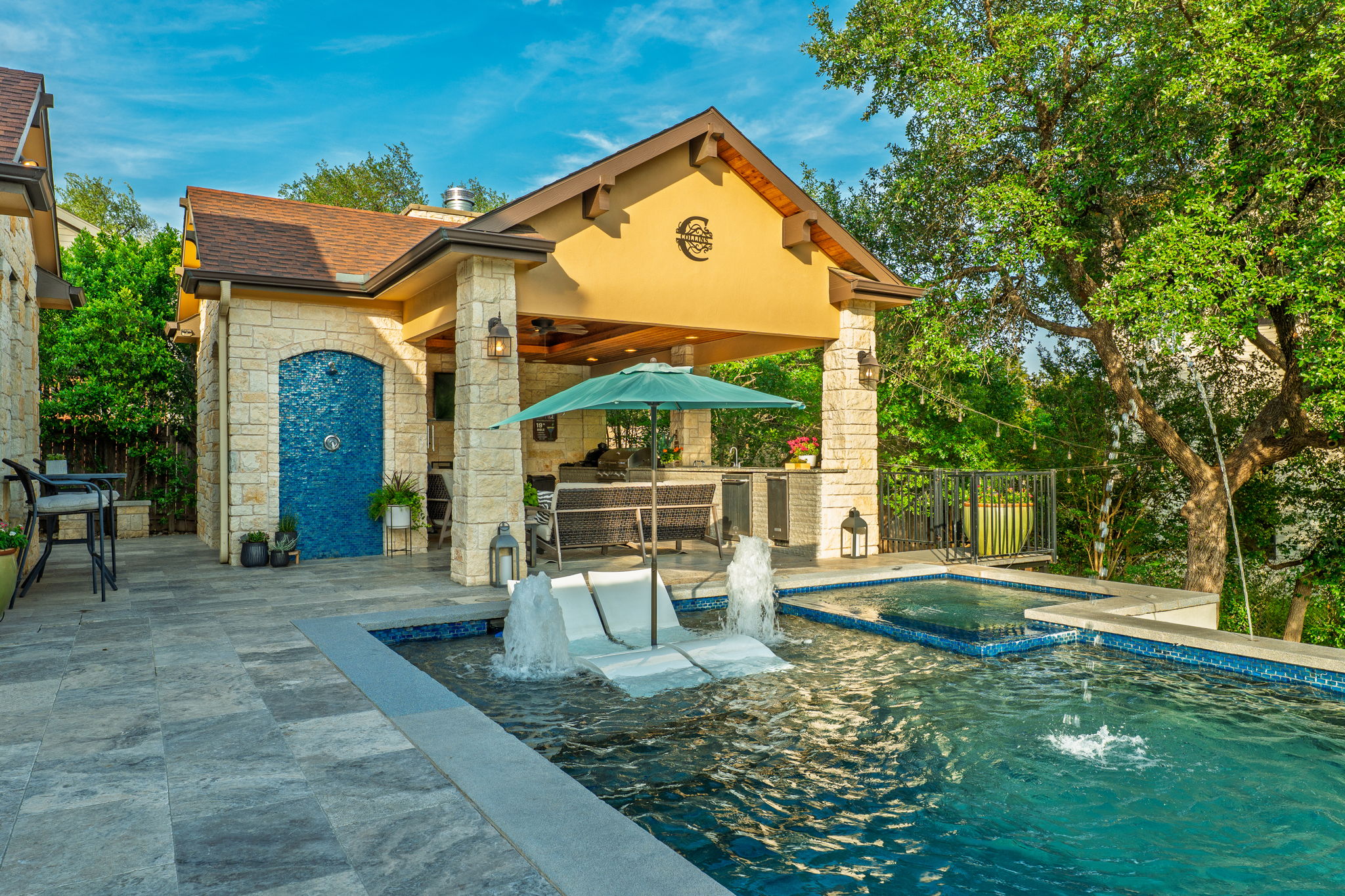 2703 Pyramid Drive Austin, TX 78734 - Photo 29 of 37 a front view of a house with garden