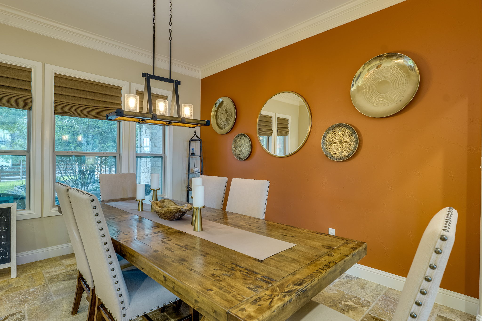 2703 Pyramid Drive Austin, TX 78734 - Photo 8 of 37 a view of a dining room with furniture window and outside view