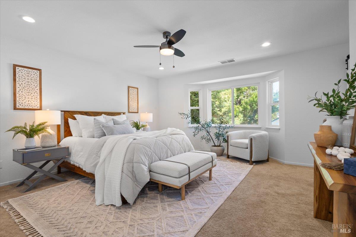 1194 Halyard Drive Santa Rosa, CA 95401 - Photo 25 of 50 Spacious primary suite providing a peaceful retreat at the end of the day.