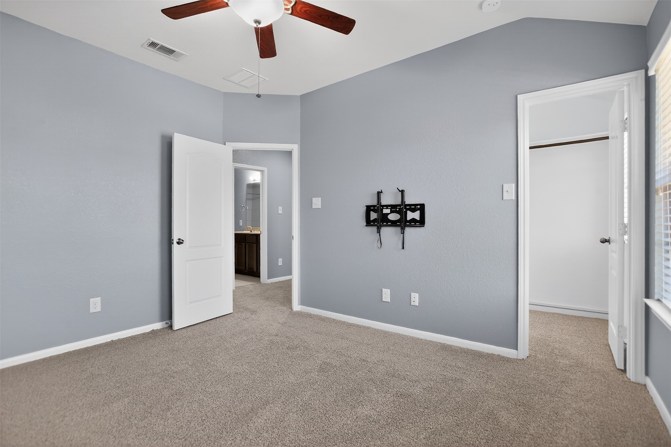 25315 Terrain Park Drive Spring, TX 77373 - Photo 29 of 47 Bedroom 2 has walk-in closet and installed TV mounting bracket.