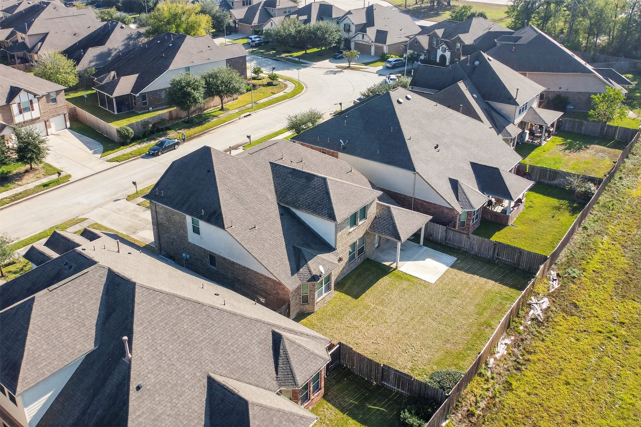 25315 Terrain Park Drive Spring, TX 77373 - Photo 45 of 47 Perfect location in a small section of the community, with a huge yard and no back neighbors. This is a rare find!