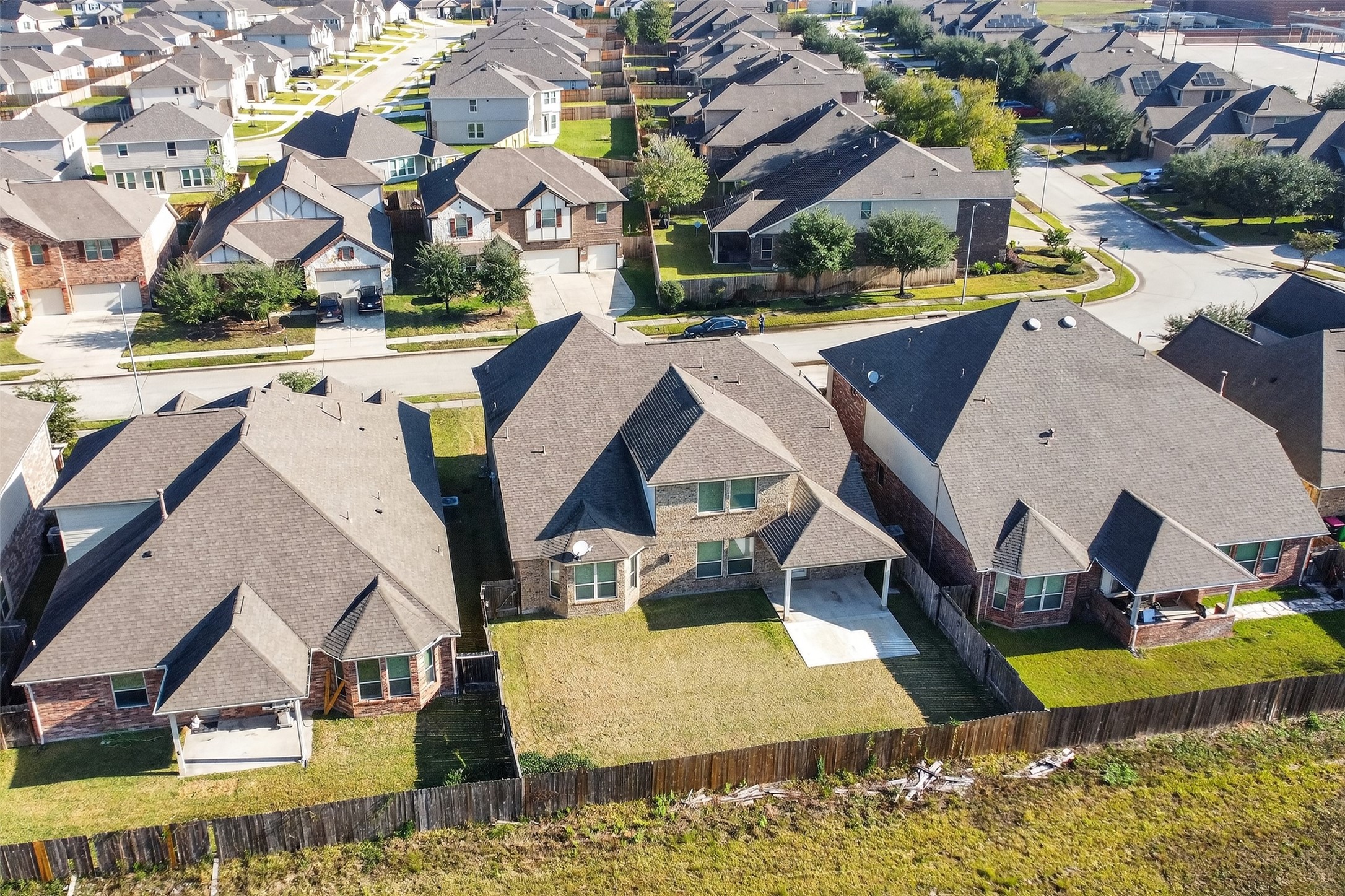 25315 Terrain Park Drive Spring, TX 77373 - Photo 47 of 50 an aerial view of a house with swimming pool and outdoor space