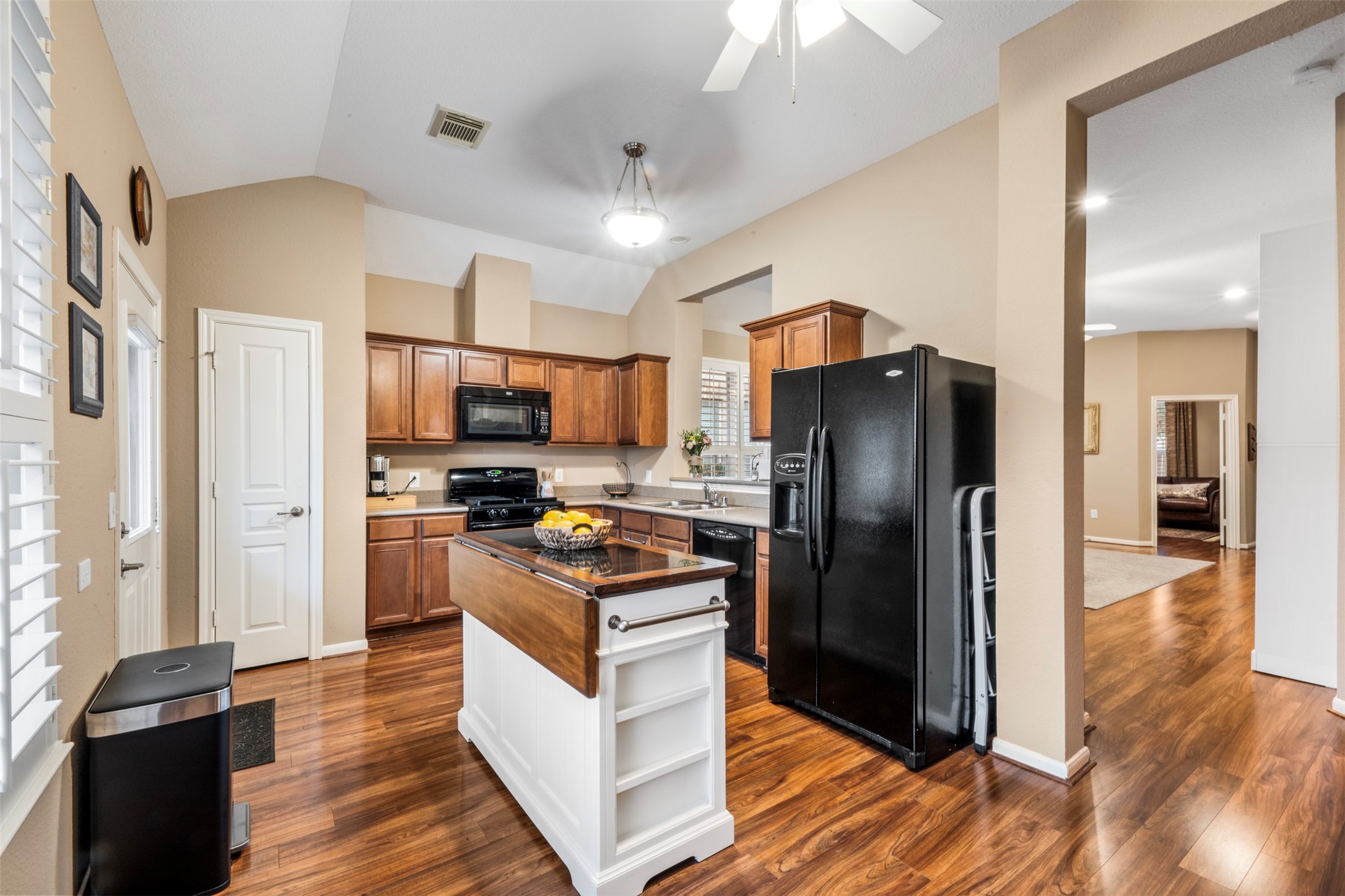9635 Old Timber Lane Spring, TX 77379 - Photo 13 of 48 a kitchen with stainless steel appliances granite countertop a refrigerator stove and oven