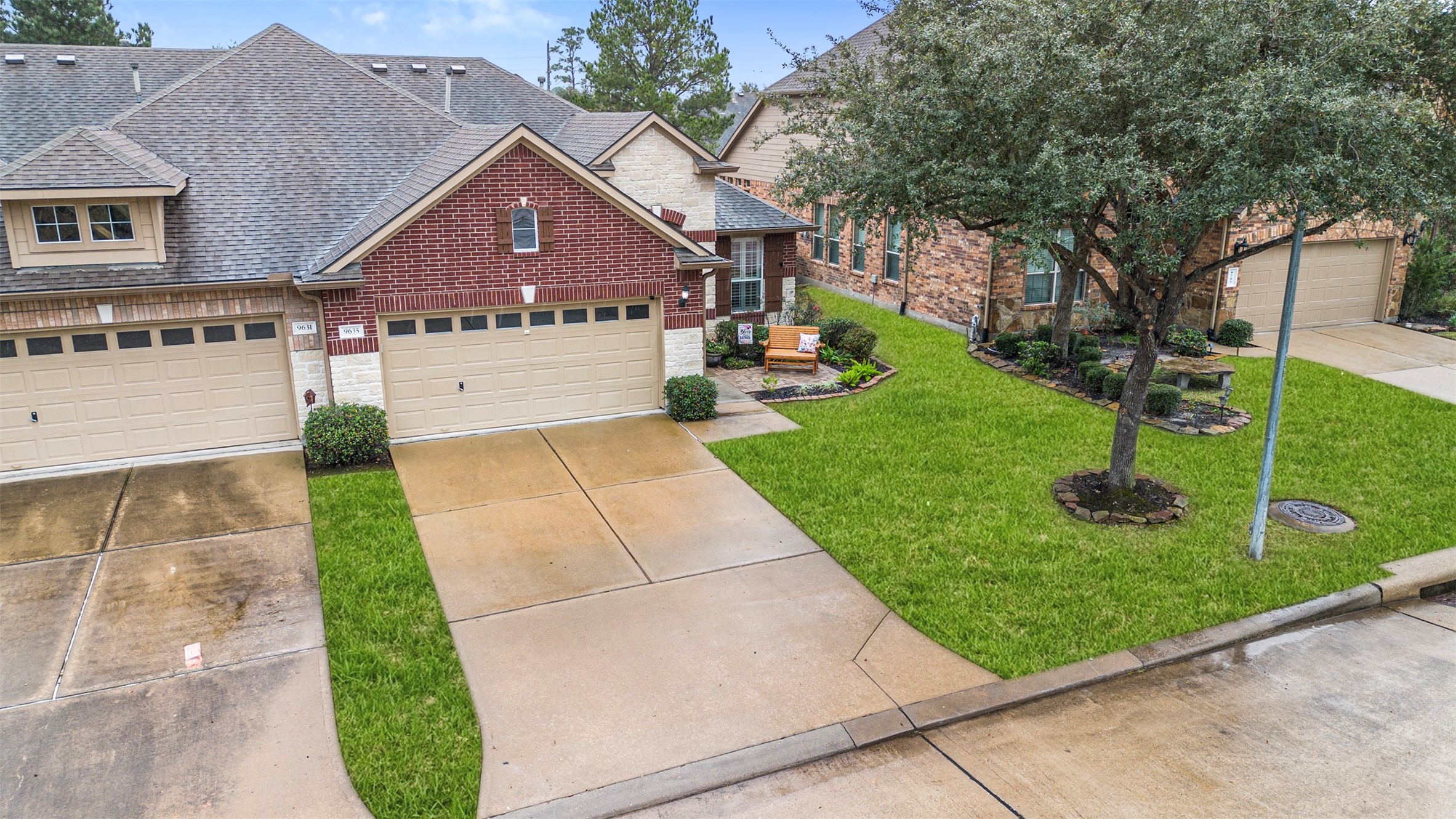 9635 Old Timber Lane Spring, TX 77379 - Photo 33 of 48 a front view of house with yard