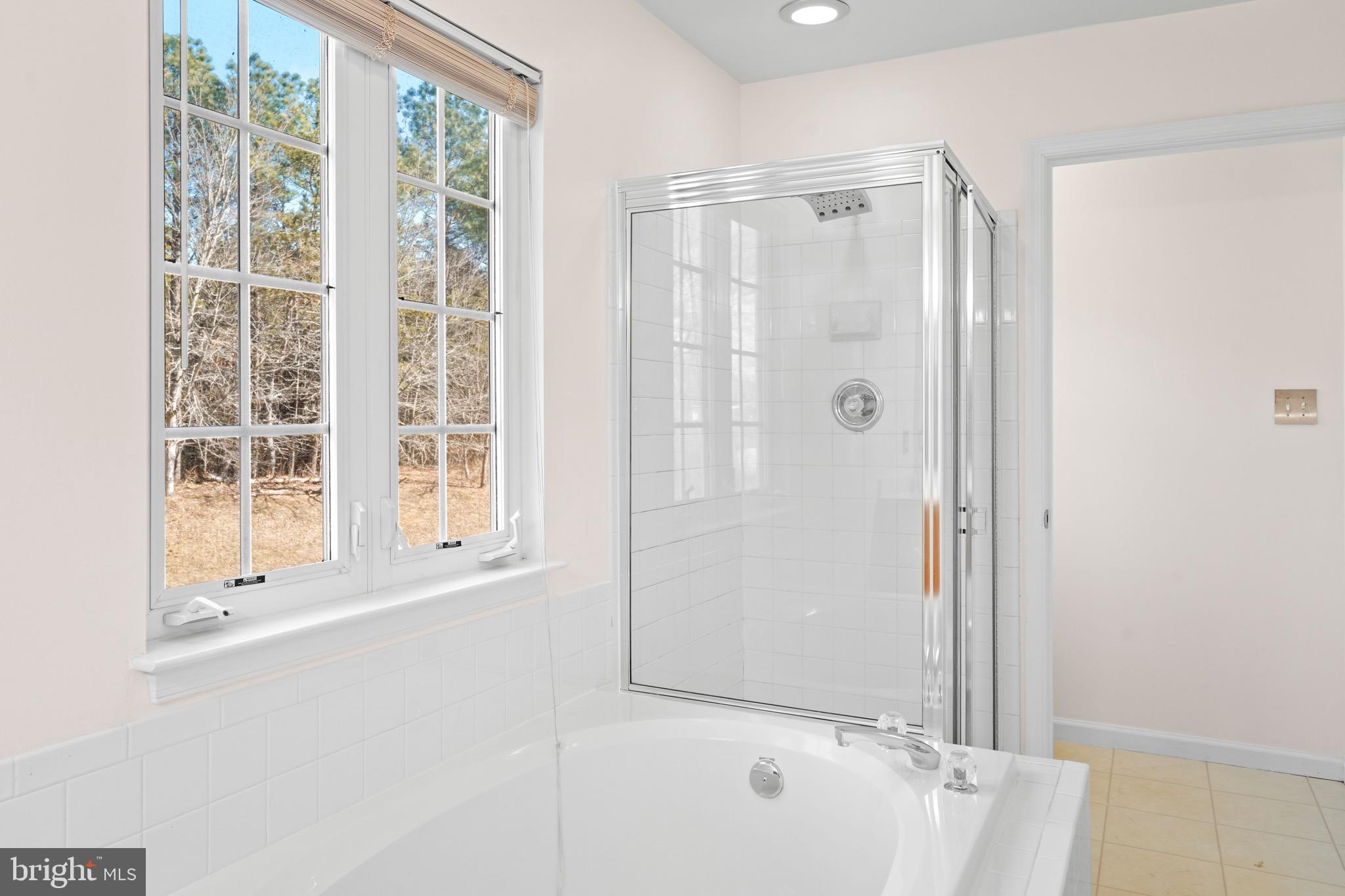 9602 Stuart Lane Clinton, MD 20735 - Photo 30 of 40 a bathroom with a shower and a bathtub