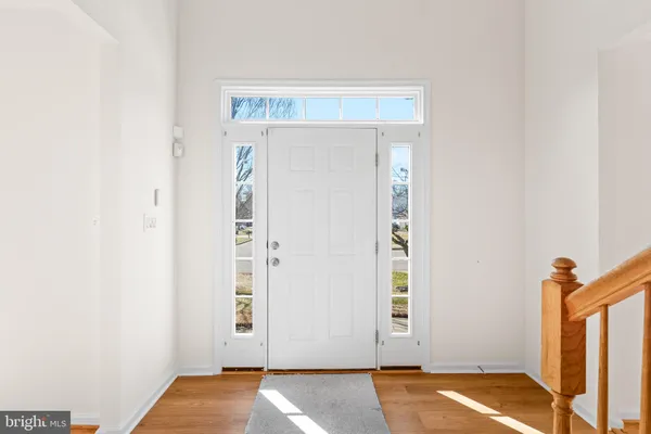 a view of front door of house